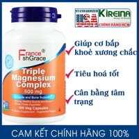 Viên uống Magnesium Complex giúp xương và cơ bắp khỏe mạnh 500mg 150 viên