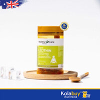 Viên uống mầm đậu nành Úc Healthy Care Super Lecithin 1200mg 100 viên