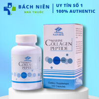 Viên uống Marine Collagen Peptide Nulheath 100 viên - Viên trắng da, xóa nam Collagen Thủy Phân