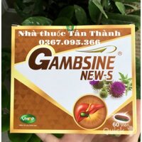 Viên uống mát gan Gambsine New-S giúp bổ gan, hạ men gan