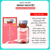 Viên uống mát gan Glutathion - Giúp thanh nhiệt, thanh lọc gan - Hộp 30 viên