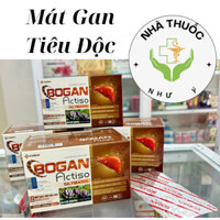 Viên uống mát gan thảo mộc BOGAN Actiso, dùng cho người chức năng gan kém, uống nhiều rượu bia