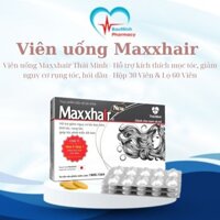 Viên uống Maxxhair Hỗ Trợ Kích Thích Mọc Tóc, Giảm Nguy Cơ Rụng Tóc, Hói Đầu