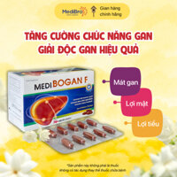 Viên uống MEDIBOGAN F giúp mát gan, giải độc gan hộp 5 vỉ x 10 viên nang mềm