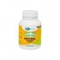 Viên Uống MEGA Medicrafts Bổ Sung và Dự Phòng Thiếu Hụt Vitamin E                                       Chai 30 viên