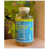 Viên uống Member's Mark Omega 3-6-9 Supports Heart Health 325 viên của Mỹ omega 369