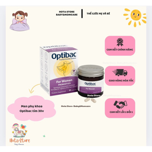 Viên uống men vi sinh cho phụ nữ Optibac tím Anh – 90 viên