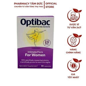 Viên uống men vi sinh cho phụ nữ Optibac tím Anh – 90 viên