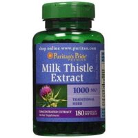 Viên uống Milk Thistle 1000mg Puritan’s Pride – Bổ Gan, Giải Độc Gan – 180 viên_ HÀNG MỸ CHÍNH HÃNG