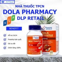 Viên uống Milk Thistle Pharma World hỗ trợ sức khỏe gan, chống oxy hóa (60 viên)