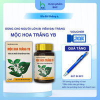 Viên Uống MỘC HOA TRẮNG YB Hỗ Trợ Viêm Đại Tràng, Tiêu Chảy, Kiết Lỵ, Giảm Đầy Hơi, Khó Tiêu