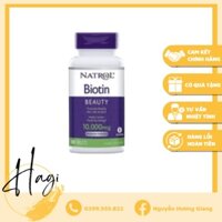 Viên uống mọc tóc Natrol Biotin 10000mcg