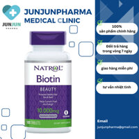 Viên uống mọc tóc Natrol Biotin 10.000mcg 100 viên