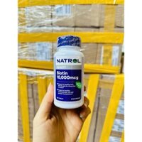 Viên uống mọc tóc Natrol Biotin Beauty 10000mcg 100 viên của Mỹ