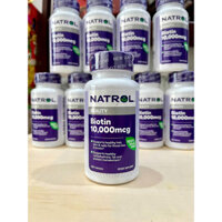 Viên uống mọc tóc Natrol Biotin 100 viên