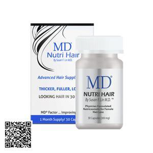 Viên uống mọc tóc trị hói đầu MD Nutri Hair 30 Viên