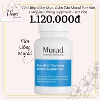 Viên Uống Murad Giảm Mụn, Giảm Dầu Pure Skin Clarifying Dietary Supplement - 60 Viên