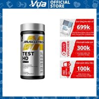 Viên uống MuscleTech - Test HD Elite (120 viên) - Hỗ trợ tăng cường Testosterone, Nâng cao sức mạnh cơ bắp, Chính Hãng