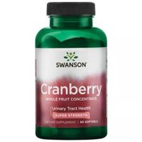 Viên uống nam việt quất Swason Cranberry super strength 60 viên của Mỹ - hỗ trợ điều trị viêm đường tiết niệu