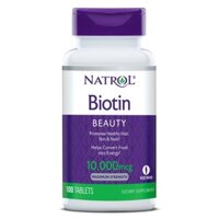 Viên uống Natrol Biotin chống rụng tóc của Mỹ 100 viên