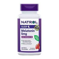 Viên uống natrol melatonin sleep 5mg 250 viên hỗ trợ ngủ ngon, đi vào giấc ngủ nhanh quatangme.com.vn