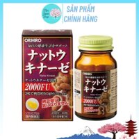 Viên uống Nattokinase 2000FU Orihiro 60 viên Nhật Bản - Phòng chống đột quỵ tai biến