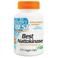 Viên uống Nattokinase 2000FUs Doctor’s Best  270 viên của Mỹ