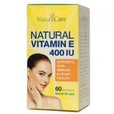 Viên uống Natural Vitamin E 400IU Naturecare cải thiện sức khỏe da và phục hồi da (60 viên)
