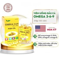Viên uống Nature Gift Fish Oil Omega 369 hỗ trợ bổ não, mắt và tim (Hộp 100 viên)