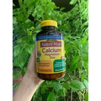 Viên Uống Nature Made Calcium Magnesium Zinc With Vitamin D3 của Mỹ