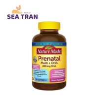 Viên uống Nature Made Prenatal Multi + DHA 200mg Vitamin Tổng Hợp Cho Bà Bầu 150 viên