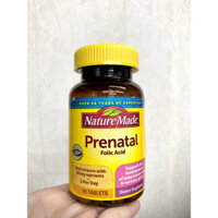 Viên uống Nature Made Prenatal Folic Acid 90 viên