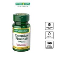 Viên uống Nature's Bounty Chromium Picolinate 800mcg