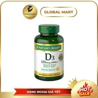 Viên uống Nature’s Bounty Vitamin D3 5000IU 400 viên Mỹ