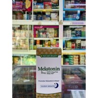 Viên Uống NATURE’S BOUNTY Melatonin 5Mg Hỗ Trợ Điều Hòa Giấc Ngủ 60 viên