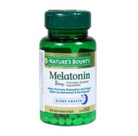 Viên Uống NATURE’S BOUNTY Melatonin 5Mg Hỗ Trợ Điều Hòa Giấc Ngủ                                       60 viên