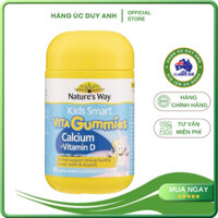 Viên Uống Nature'S Way Kids Smart Vita Gummies Calcium & Vitamin D - Bổ Sung Canxi & Vitamin D Cho Trẻ - 60 Viên