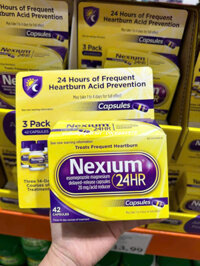 Viên uống Nexium 24HR hỗ trợ viêm loét dạ dày, ợ nóng & trào ngược axit