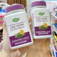 Viên uống ngăn ngừa giãn tĩnh mạch Leg Veins Nature’s way loại 60 viên
