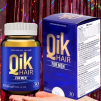 Viên uống ngăn rụng tóc hiệu quả qik hair for men 30 viên kích thích mọc tóc nhanh