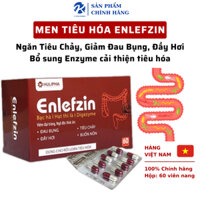 Viên Uống Ngăn Tiêu Chảy Enlefzin Giúp Giảm Đau Bụng Đầy Hơi Khó Tiêu Buồn Nôn, Tăng Enzyme Tiêu Hóa