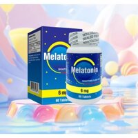 Viên uống ngủ ngon Melatonin Nu-Health giúp điều hòa giấc ngủ, giảm căng thẳng 60 viên