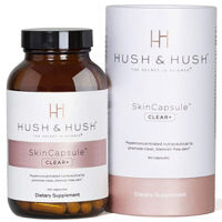 Viên Uống Ngừa Trị Mụn, Mờ Thâm Hush & Hush Skin Capsule Clear+ 60 Viên