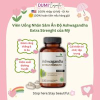 Viên Uống Nhân Sâm Ấn Độ Hỗ Trợ Giảm Stress Ashwagandha Extra Strenght Futurebiotics 100 viên của Mỹ