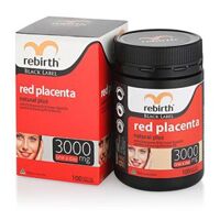 Viên uống Nhau thai cừu đỏ Rebirth Red Placenta 3000mg100 viên