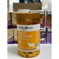 Viên Uống Nhau Thai Cừu Sáng Da Chống Lão Hoá HEALTHY CARE SHEEP PLACENTA 5000mg (100viên)