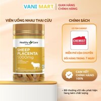 Viên uống nhau thai cừu Sheep Placenta Healthy Care 5000mg Úc bổ sung vi khoáng, acid amin giúp làm đẹp da 100 viên