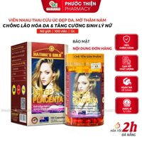 Viên uống nhau thai cừu Úc Sheep Placenta Nature's Gold đẹp da mờ nám tàn nhang, tăng nội tiết tố nữ