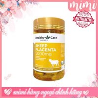 Viên uống nhau thai cừu Úc Sheep Placenta - mẫu mới như ảnh- Healthy care 100 viên