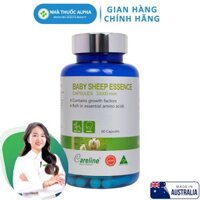Viên Uống Nhau Thai Cừu Úc CareLine Baby Sheep Essence Giúp Da Trắng Hồng, Giảm Nám 60 Viên